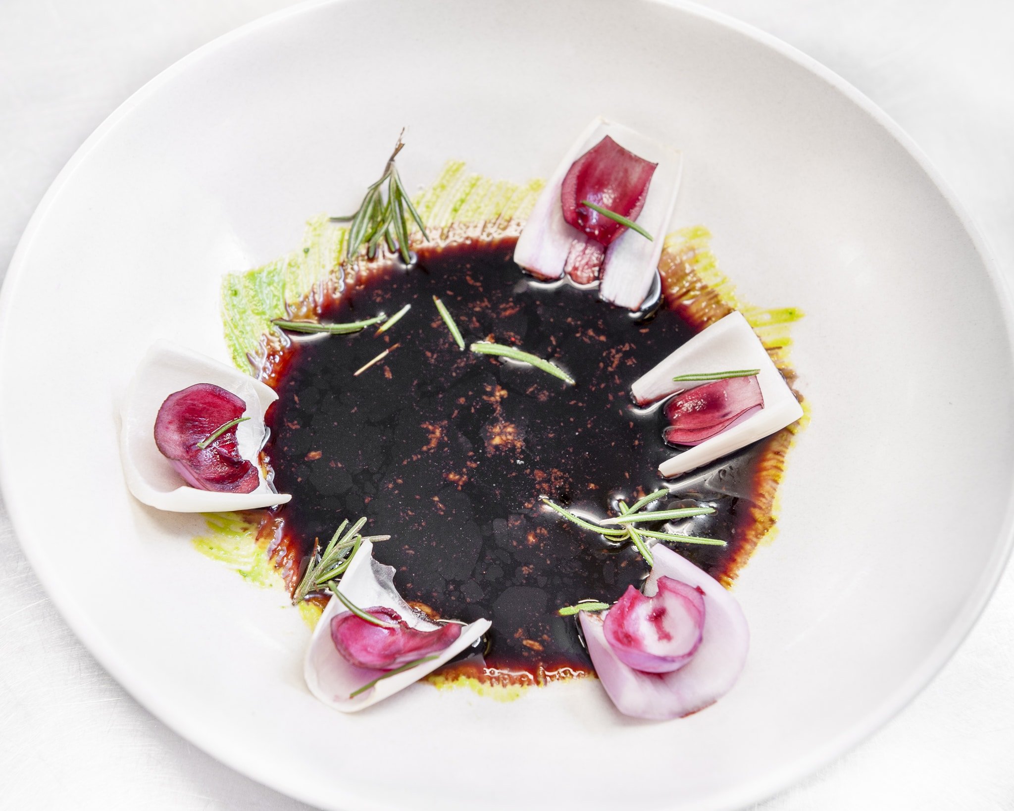 A plate of colorful vegetables inspired by the restaurant Noma.