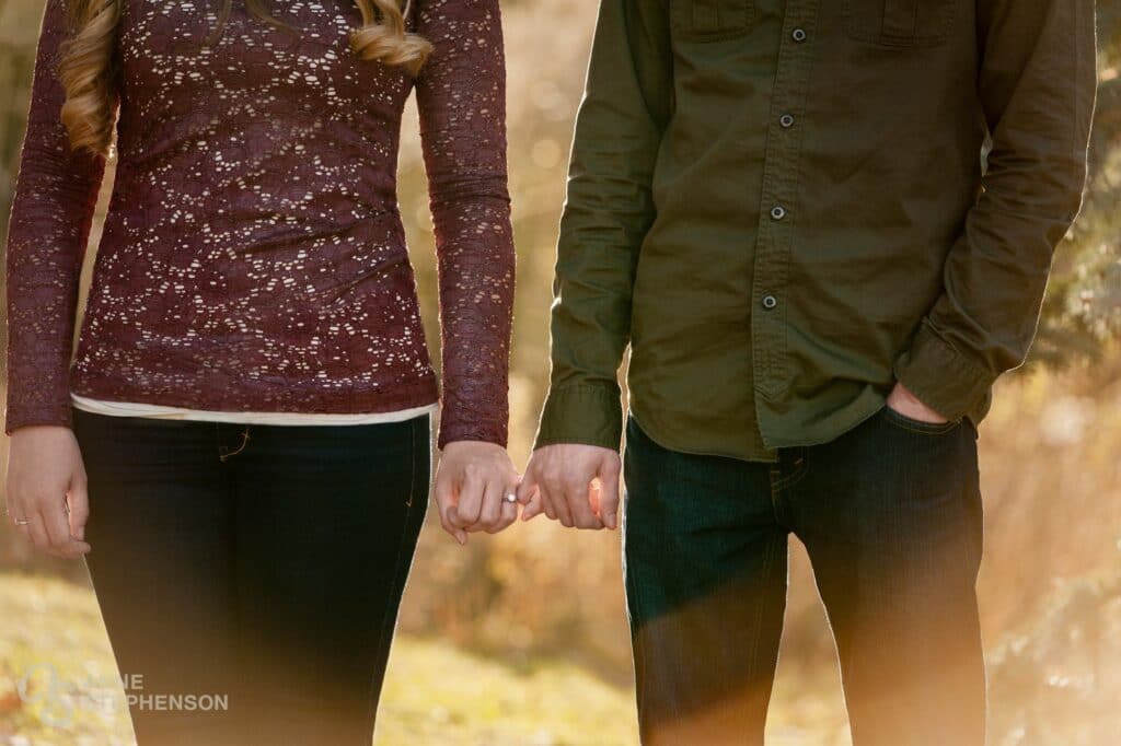 Pinkies at The Cove Engagement Session