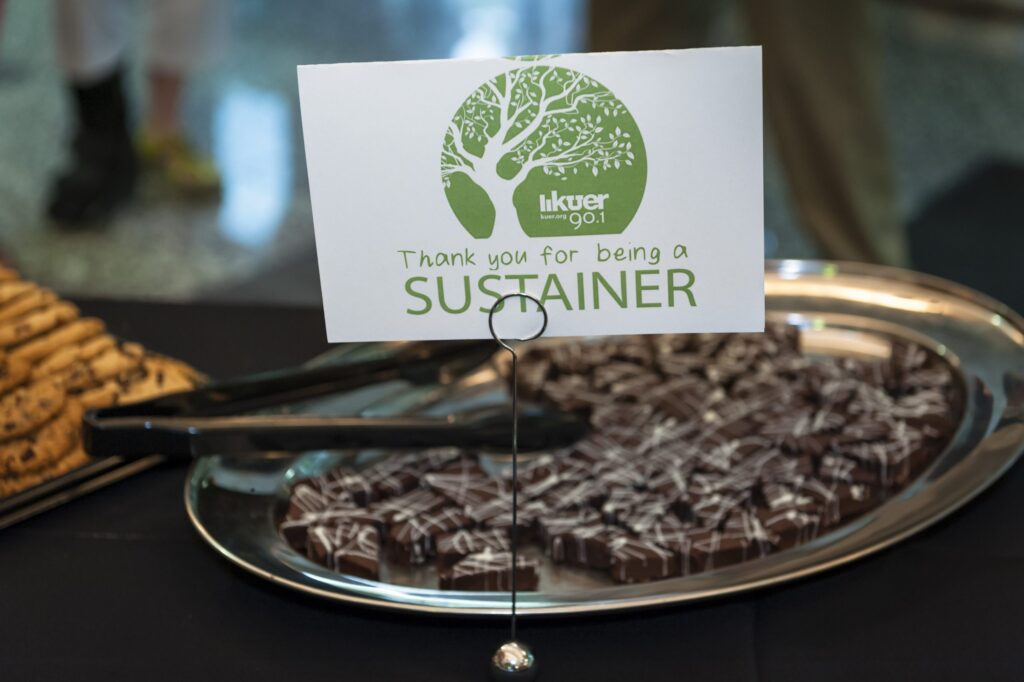 Event photography from KUER's Sustainer Summer Bash.