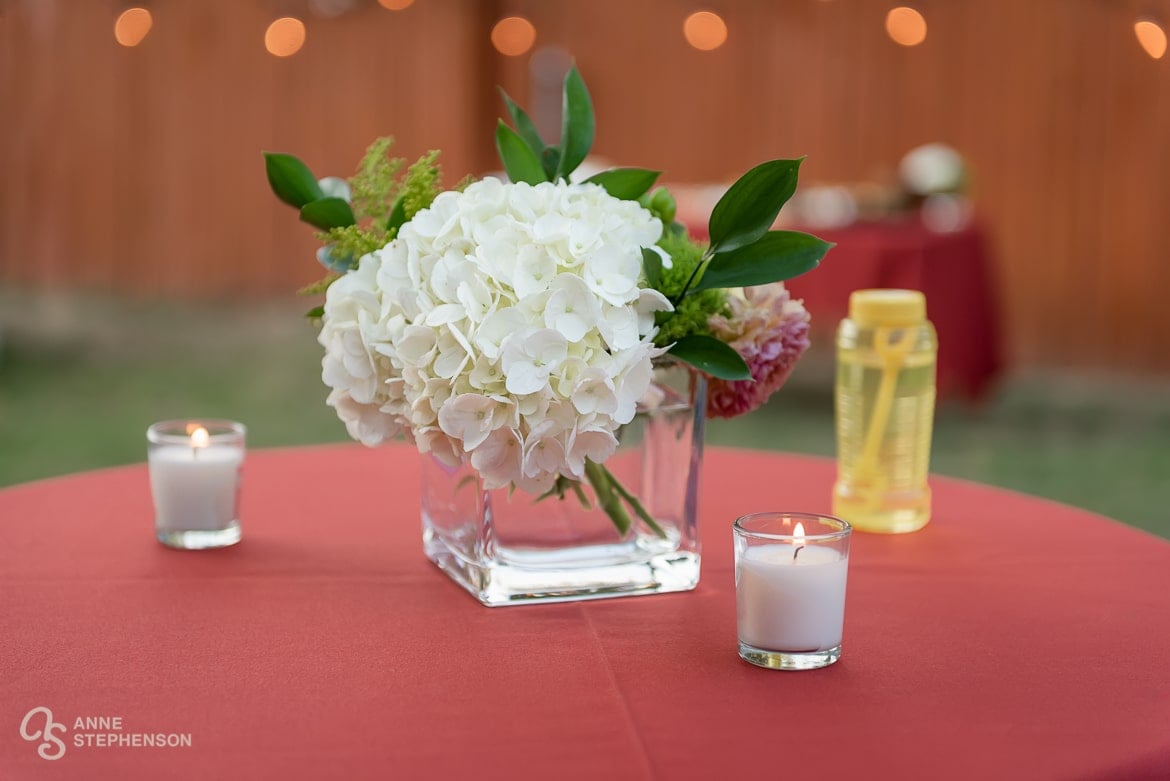 Elegant table flowers