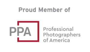 PPA logo indicating membership in the Professional Photographers of America.