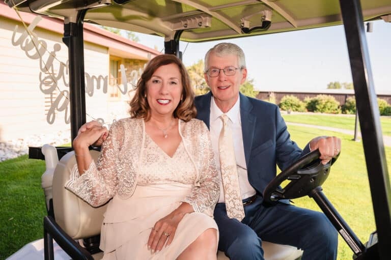 Golden Anniversary at Riverdale Golf Club: Peggy + Dennis