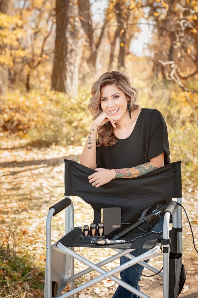 Outdoor beauty reflects the philosophy of this natural makeup artist.